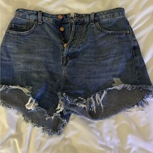 Wild Fable Blue Distressed Jean Shorts